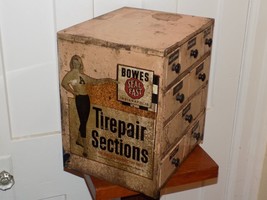 Vintage Bowes Seal Fast Cheerleader Metal Parts Pink Cabinet - $351.45