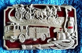 Firefighter High Detail Buckle inscribed Dedicated to all Firefighters E... - €11,13 EUR