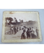Antique cabinet photograph warf barrells women men Victorian Aiken Frank... - $46.00