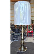 Vintage Rare Stiffel Oversized Brass Table Lamp w/ Double Socket With La... - €85,29 EUR