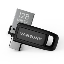 128Gb Usb C Flash Drive Usb 3.0 Dual Flash Drive Usb A + Usb C Thumb Drive Uniqu - £23.69 GBP