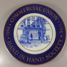 Tiffany Commercial Union Hand in Hand Society Plate 1994 Commemorative - £21.56 GBP