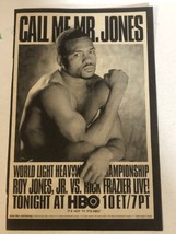 Roy Jones Jr Vs Rick Frazier Vintage Print Ad Boxing Tpa4 - $5.93