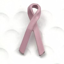Pink Ribbon Metal Vintage Pin Breast Cancer Awareness - £7.86 GBP