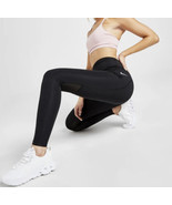 Nike Epic Fast Women&#39;s Mid-Rise Running Tights - Black Reflective Silver... - £31.21 GBP