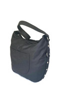 Black Leather Bag, Soft Leather Purse, Unique Handbag, Retro Handbags, S... - £101.98 GBP
