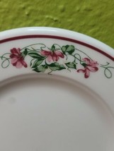 Homer Laughlin Seville Restaurant Ware Stoneware Pink Violet 6 1/4 Plate... - £12.39 GBP