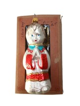Choir boy Church Ornament Vintage Xmas Holiday Tree Old World Christmas ... - $10.07