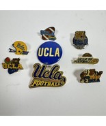 UCLA Bruins Football 90&#39;s 2000&#39;s Pin Lot Of 6 + 1 Button Vtg - $32.66