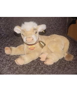 14&quot; Steiff Kalb Calf Cow Lying Plush Toy W/Bell, Button and Tags Number ... - €86,58 EUR