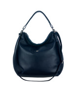 Bruno Rossi Italian Made Navy Blue Calf Leather Oversized Designer Hobo Bag - $7,143.02 MXN