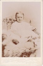Harold Ross Bowers (1898-1963) Cabinet Photo of Baby - Norwich, New York - £13.84 GBP