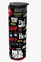 17oz Stainless Steel Tumbler | Rock Band Blk Tumbler | GenX - $614.85 MXN
