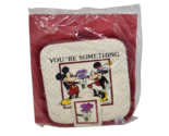 VINTAGE DISNEY YOU&#39;RE SOMETHING MICKEY MINNIE MOUSE KITCHEN MITT NEW IN ... - £18.98 GBP