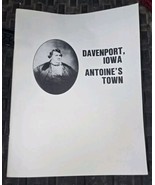 Davenport Iowa Antoines Town Boom ( 1836 - 1986 ) 150 Years  - $32.71