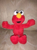 Sesame Street Workshop Elmo Plush 9&quot; Red Monster Cloth Eyes Stuffed Animal... - £10.89 GBP