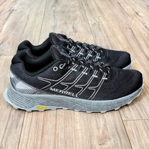 Merrell Moab Flight Mens Size 8.5 Trail Running Shoes Black Mesh - £47.62 GBP