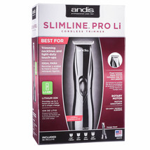 Andis Barber Grooming Cutting Black SlimLine Pro Li T-Blade Trimmer CL-3... - £69.11 GBP