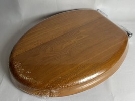 Angel Shield Toilet Seat Molded Wood Elongated Model TM-053-RL-A022 Sealed - $32.66