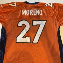 Denver Broncos Knowshon Moreno Football Jersey Size Sz L Orange NFL #27 - £17.28 GBP