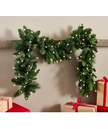 Bethlehem Lights 72&quot; Overlit Garland with 3-in-1 LEDs in Green - £155.44 GBP
