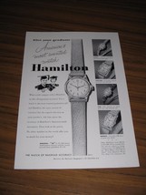 1952 Print Ad Hamilton Watch Wrist Watches Give Your Graduate - £8.92 GBP