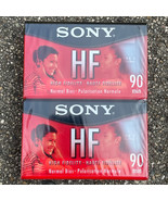 NEW 2 Pack Sony HF 90 Minute Blank Audio Cassette Tapes High Fidelity C-... - £6.50 GBP