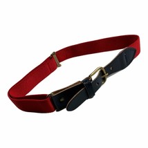 Bambini Rosso Cintura Con Nero Cinturino - £7.38 GBP