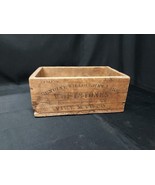 OLD Willoughby Lake Whetstone VERMONT Wood Shipping Box PIKE Mfg PIKE ST... - $140.24