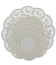 Caterer’s Corner 32 Multipack White Round Paper Doilies Lacy Flower Pattern - $7.71