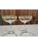 Margarita Glass Set &#39;It&#39;s 5 O&#39;Clock Somewhere&#39; Painted Beach Shoes, Tree... - $14.85