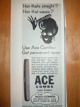 Vintage Ace Combs Magazine Advertisement 1960 - €3,49 EUR