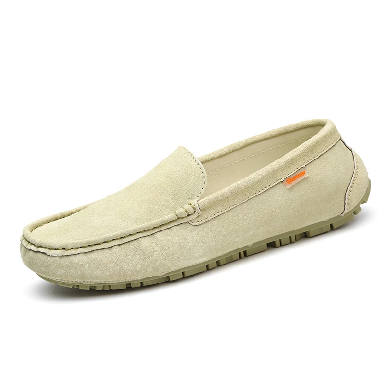Wearable Suede Leather Loafers Men Casual Shoes Designer Autumn Mocasine... - $69.16