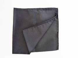 Armaini Collezioni Mens Pocket Square Pochette Dark Grey Size 13&quot; X 13&quot; 350064 - £46.68 GBP
