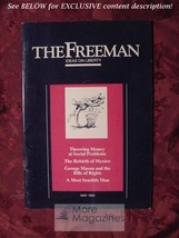 FREEMAN May 1992 Tibor R Machan Tim W Ferguson Terence Corcoran James L Payne - £5.74 GBP