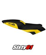 BMW K1200S 2004 2005 2006 2007 2008 Seat Cover Tappezzeria Yellow Black - $389.15 CAD