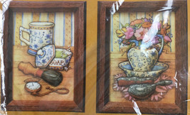 The Creatve Circle Le Boudior Embroidery Kit 1768 His and Hers Vanity Sets - $14.87