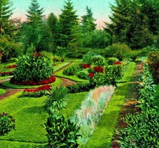 Portland Oregon OR Sunken Gardens Private Grounds Park Ave 1916 Vtg Postcard - £2.65 GBP