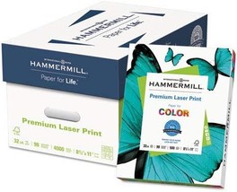 Letter Size, 8 Point 5 X 11 Paper, 32Lb Paper, 98 Bright, 8 Ream / 4,000 Sheets - £117.64 GBP