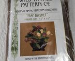 NEW Wild Thymes Pattern Wool Creation Kit May Basket #509 Block of month... - $47.00