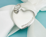 Tiffany &amp; Co Double Puffed Heart Pendant Charm Cutout in Sterling Silver - £127.09 GBP