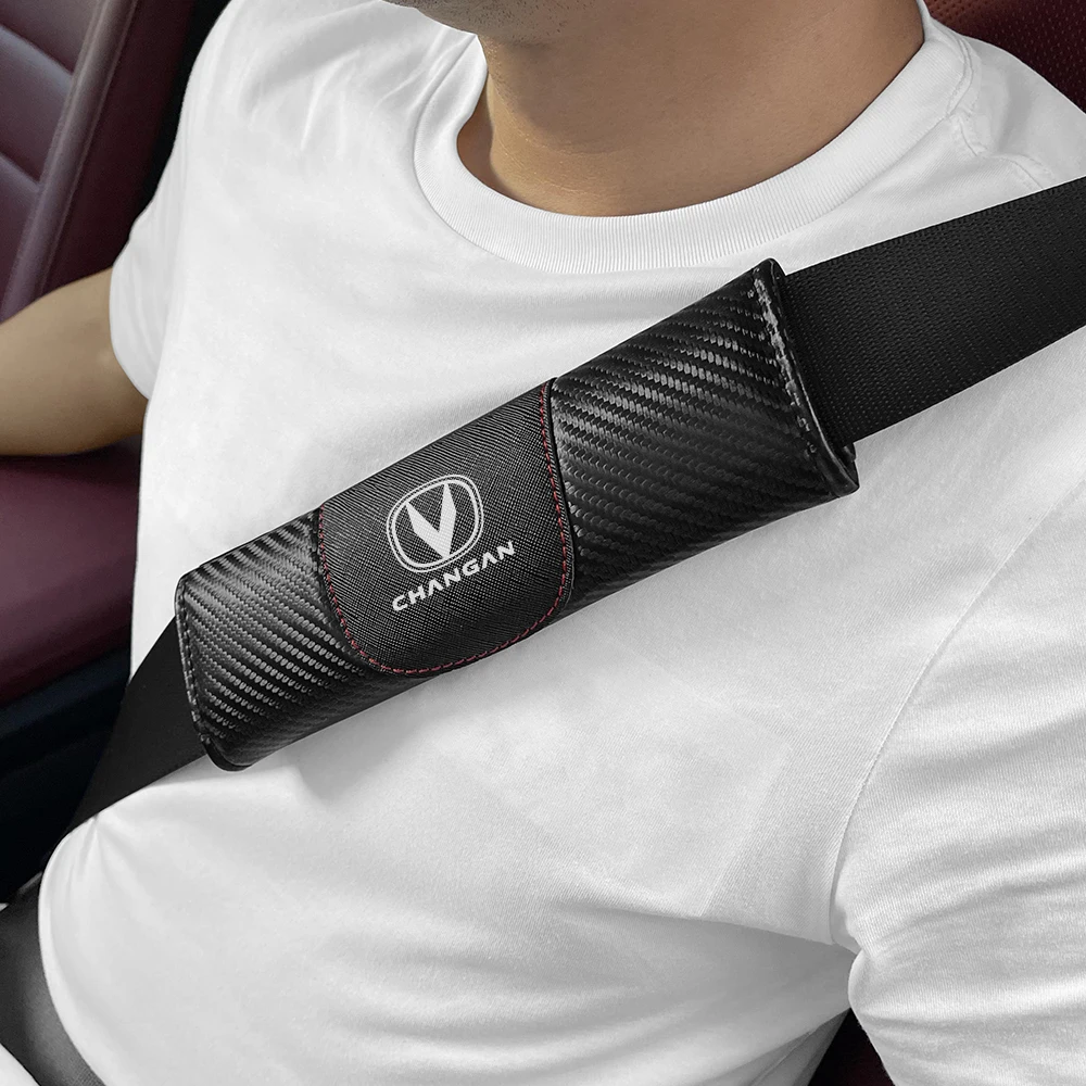 Car Seat Belt Shoulder Safety Pad Cover For Changan CX70 CS55 CS75 Plus CS35 - £8.40 GBP