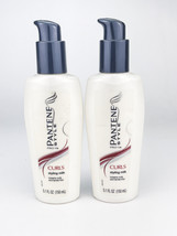 Pantene Pro V Style Soft Waves and Curls Styling Milk 5.1 Fl Oz Lot Of 2... - $27.04