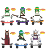 6Pcs/Set TMNT Mini Action Figures Ninja Turtle Bricks Building Blocks To... - $15.99