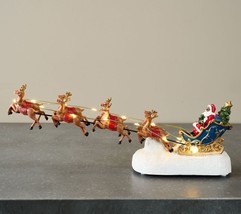 Illuminated Santa in Flight by Valerie in Black - £155.06 GBP