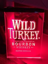 Wild Turkey Bourbon Whiskey LED Neon Sign Home Decor Bar Pub Club Craft Glowing - £20.71 GBP+