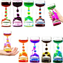 Liquid Motion Bubbler Timer Pack Of 10 Hourglass Liquid Bubbler Sensory ... - $57.99