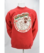 Vintage Bradley The Brown Nosed Reindeer Sweatshirt Made USA - $135.78 CAD