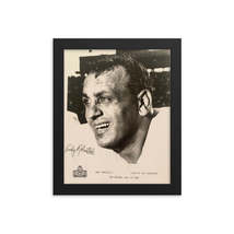 Pro Football HOF Andy Robustelli signed photo Reprint - £51.14 GBP