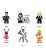6Pcs Five Nights at Freddy's Minifigures Vanessa Foxy Mangle Chica Mini ... - $21.89